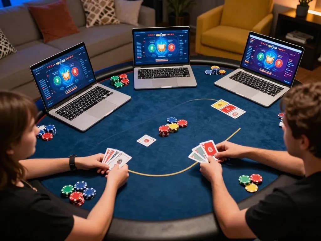 Engaging online poker action on 88xx platform showing players' hands and virtual table.