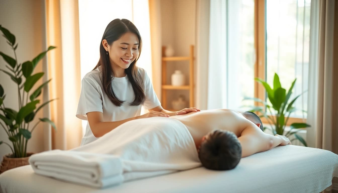 Experience tranquil 평택출장마사지 with a professional therapist delivering a soothing home massage.