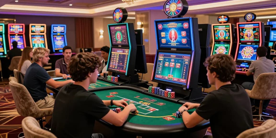 Engaging players at casino au88 enjoy vibrant gaming displays and interactive experiences in a lively atmosphere.