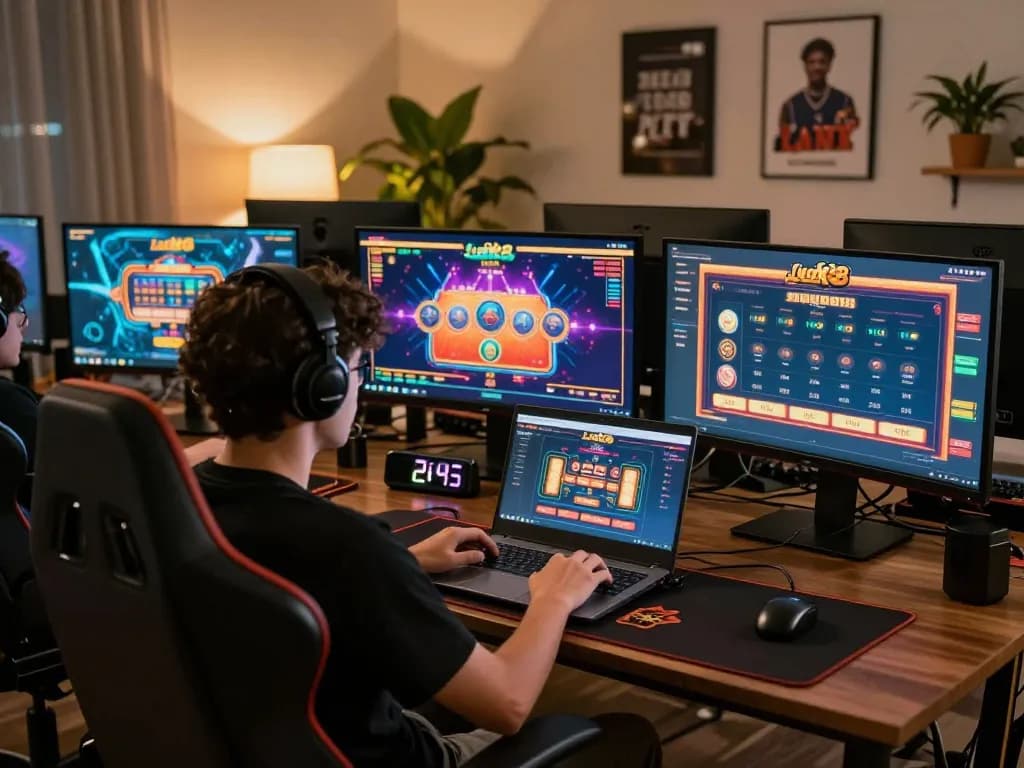 Tương tác với nền tảng casino trực tuyến của lucks8 từ một văn phòng làm việc tại nhà thoải mái cho những trò chơi đầy hồi hộp