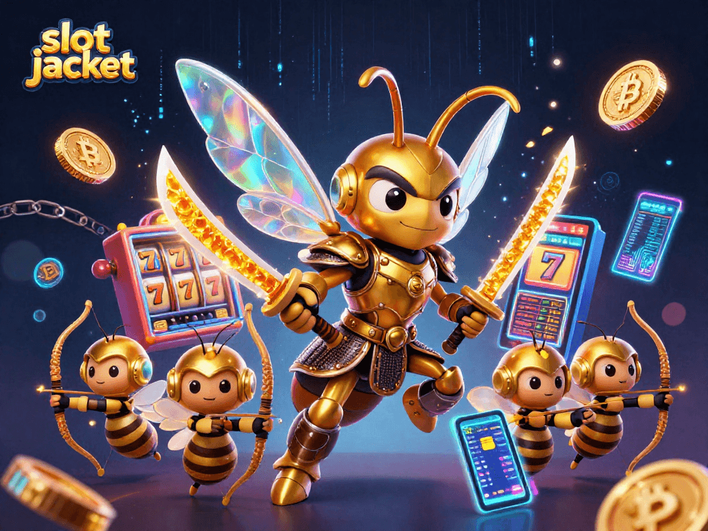 Experience the slot jackpot excitement with vibrant 3D characters and casino elements