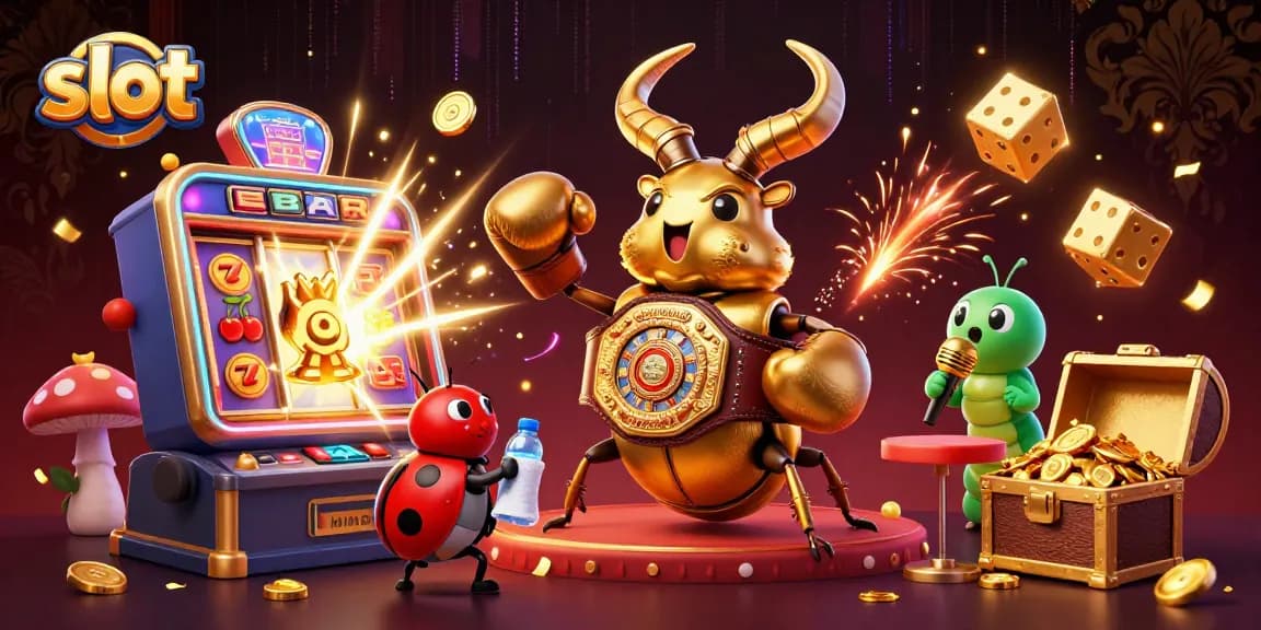 Spin the slots and celebrate with vibrant jackpots in this dynamic casino-themed illustration.
