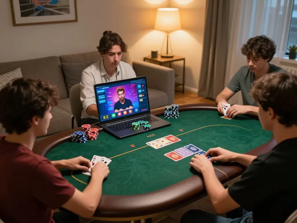 KONG88 online poker game interface showing player engagement and colorful betting chips.