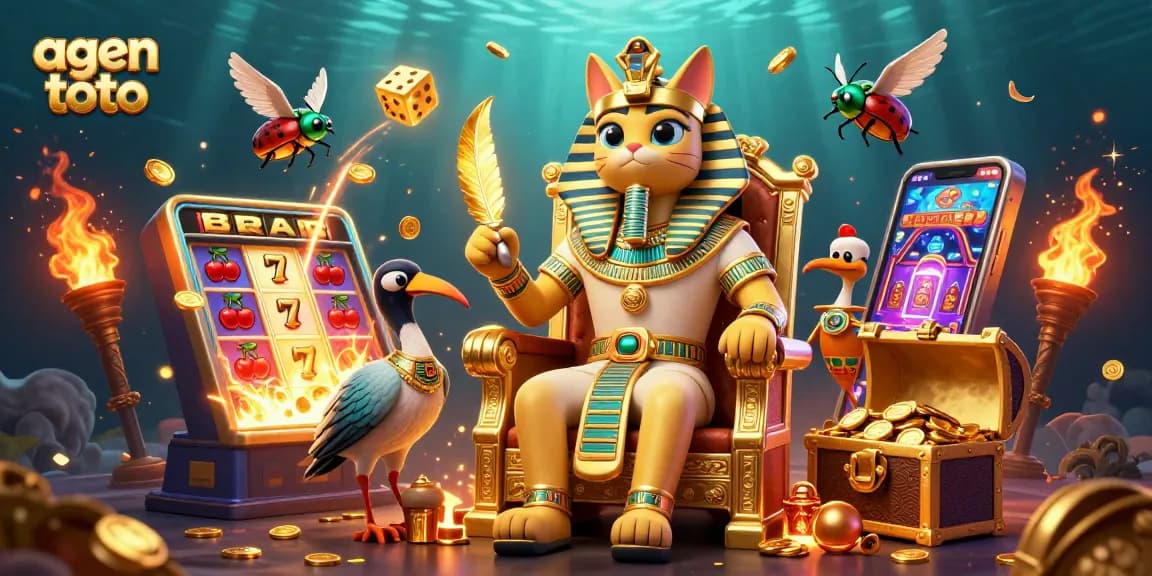 Masukkan prediksi agen toto dengan ilustrasi 3D menarik tentang kasino yang penuh warna dan energi.