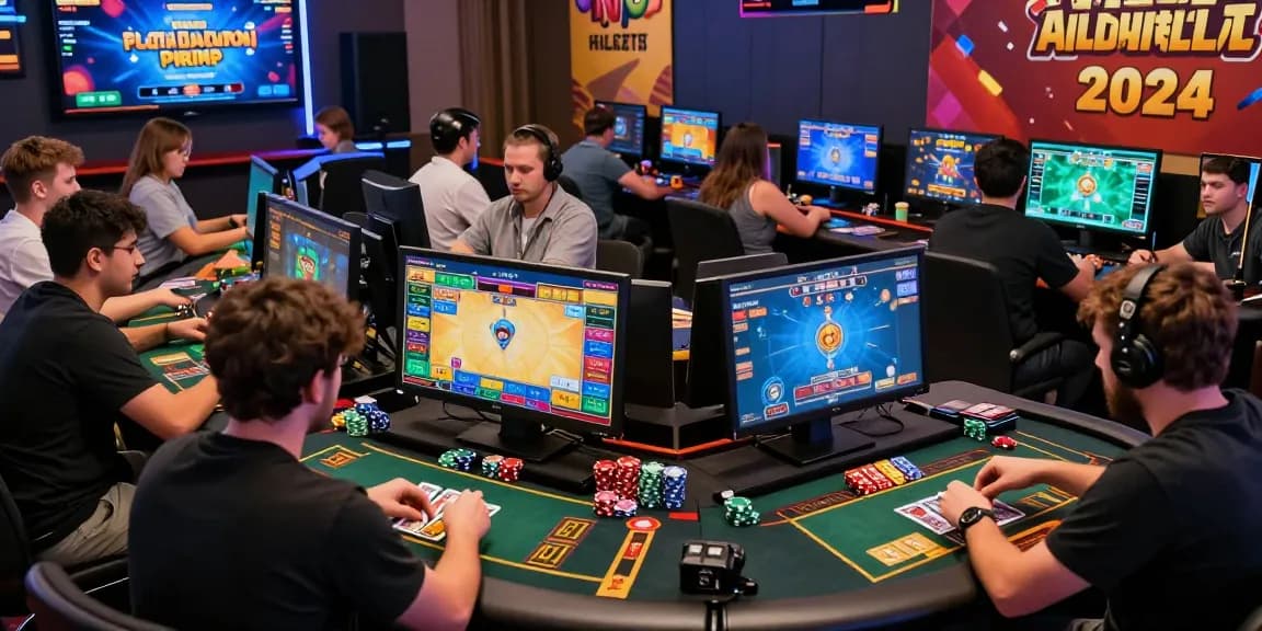 Exciting online gaming experience at https://gamebaidoithuong.is/ featuring players engaged in card games and live dealer interactions.