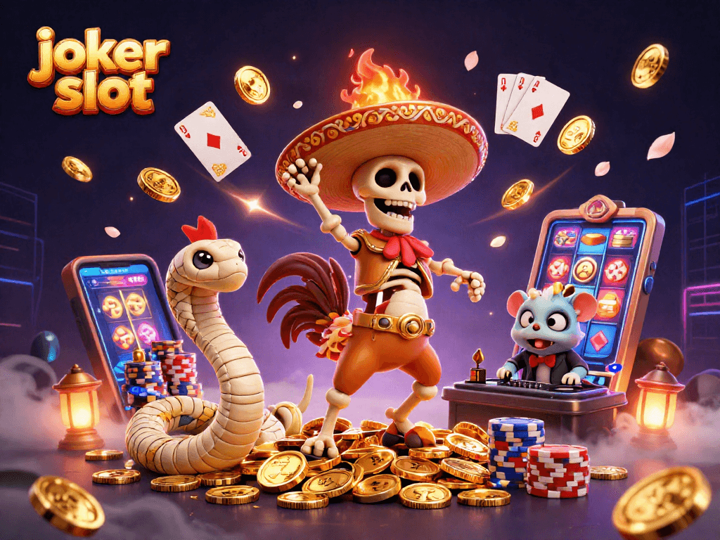 Mainkan joker slot dengan karakter menarik dan simbol keberuntungan berkilauan yang menambah keseruan!