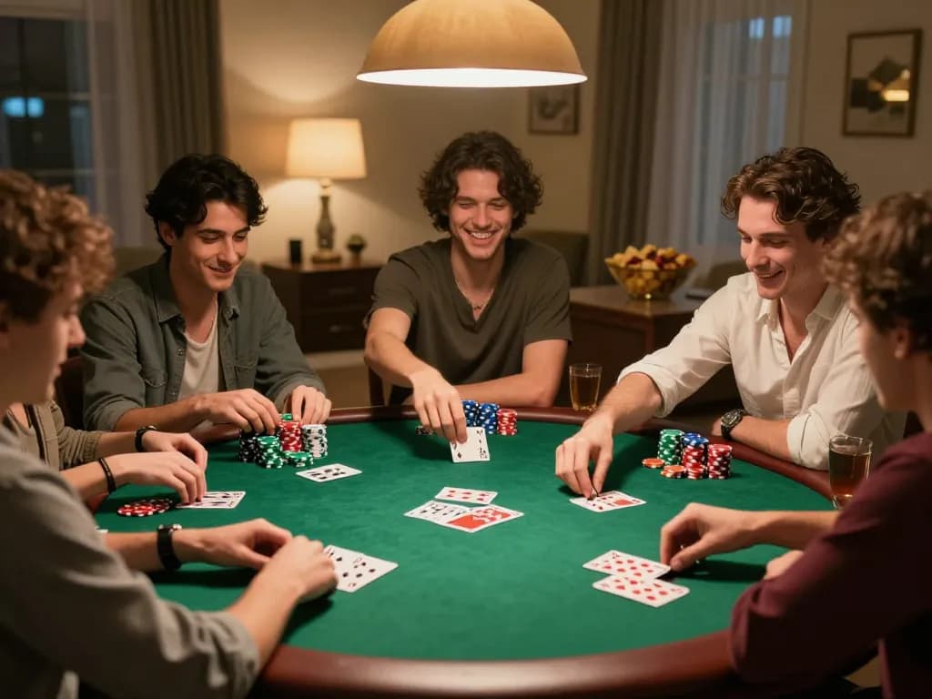 Pemain menikmati malam poker di suasana rumah yang nyaman sementara doubstourismeleblogpro menampilkan strategi menarik dan kesenangan.