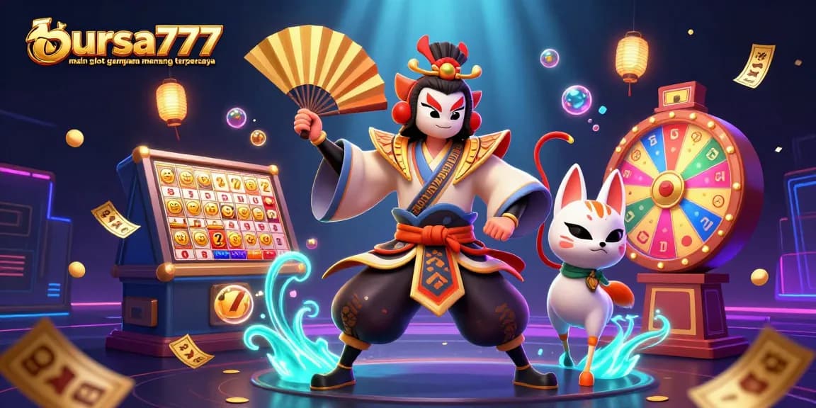 Experience excitement with bursa777 main slot gampang menang terpercaya amid lively 3D characters and dynamic gaming elements.