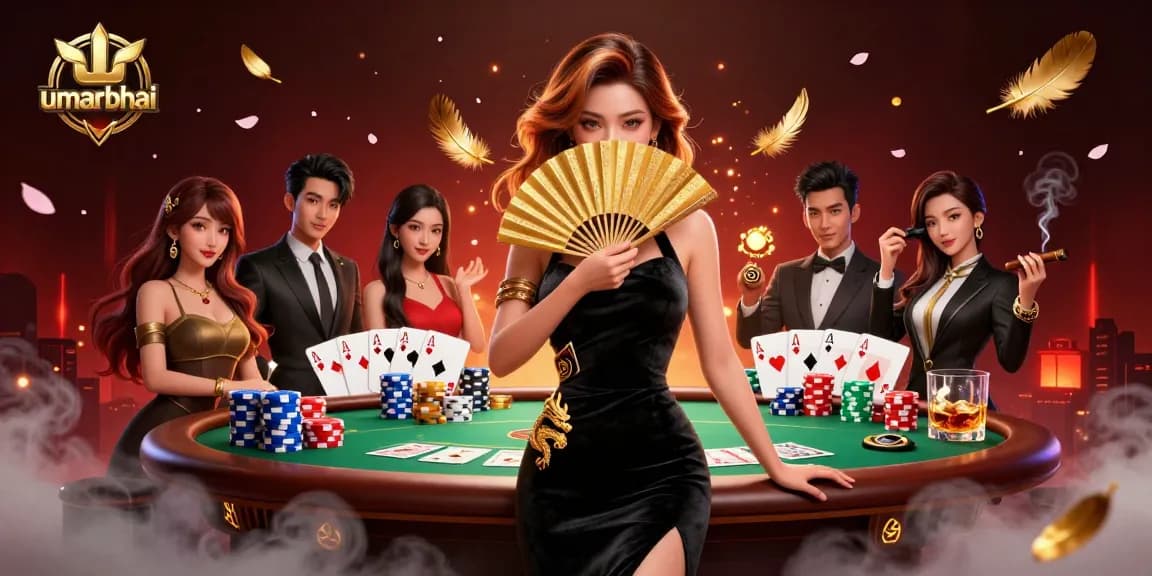 Experience the excitement of the casino with umarbhai, featuring a stunning poker scene and captivating characters.