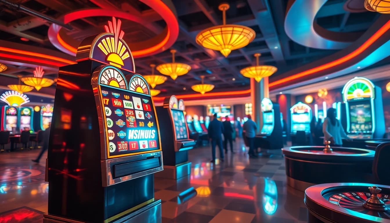 Menangkan permainan kasino dengan bbni4d yang cerah dan slot mesin menarik.