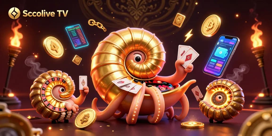 Socolive TV offers an immersive gambling experience with vibrant visuals of animated characters and crypto elements.