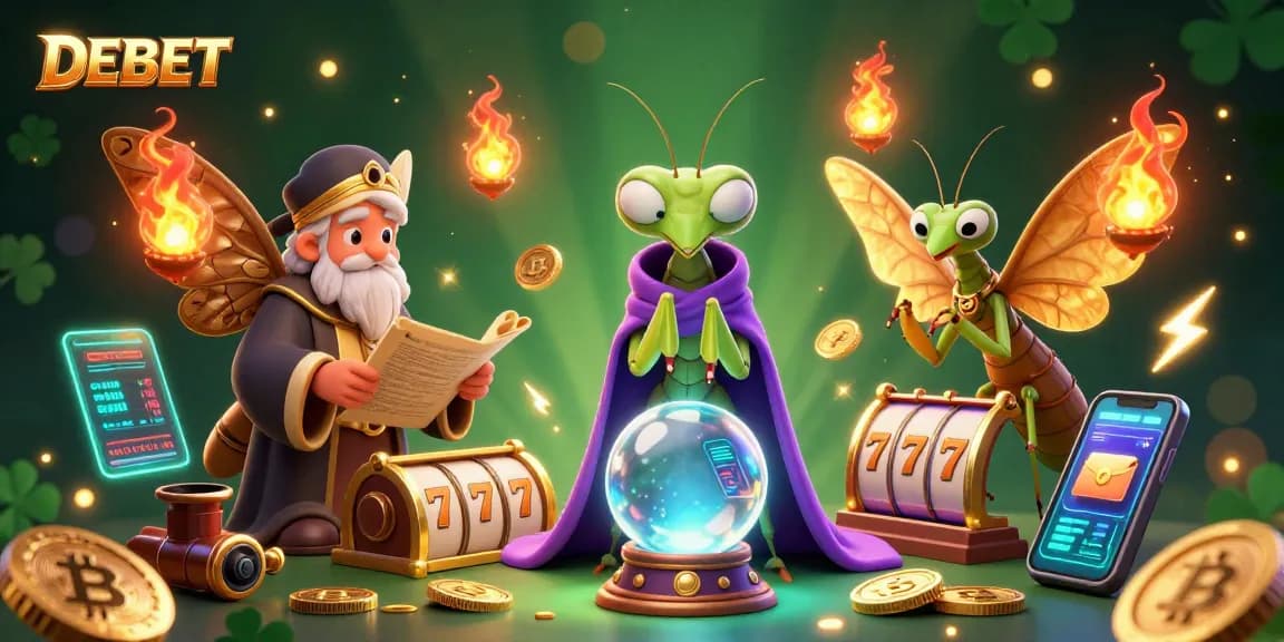 Engage with DEBET's immersive slot games featuring vibrant characters and thrilling elements.