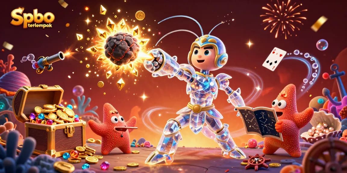 Engage with exciting games at spbo terlengkap featuring vibrant underwater scenes and cosmic elements.