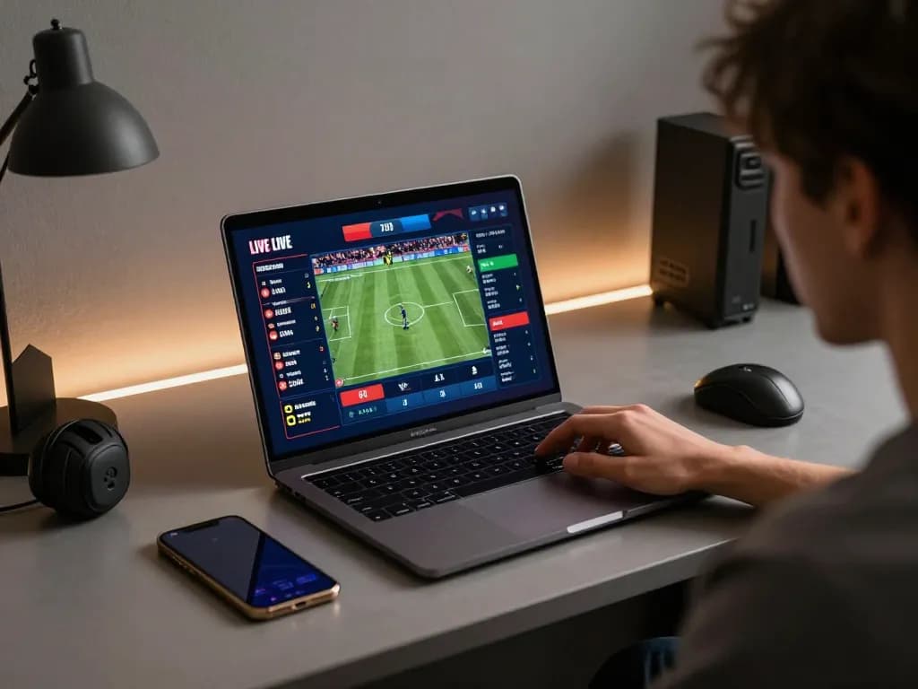 PHDREAM6268 user placing bets live on a sleek laptop, showcasing a premium online gaming experience.