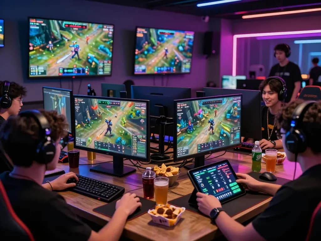 Players immersed in vibrant online gaming at https://www.aapkadictionary.com/zeal/, showcasing intense gameplay and competitive atmosphere.