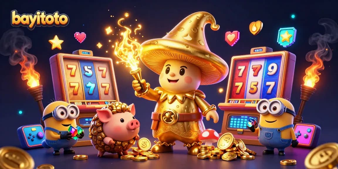 Experience the thrill of bayitoto with dynamic golden magic, slot reels and treasures!