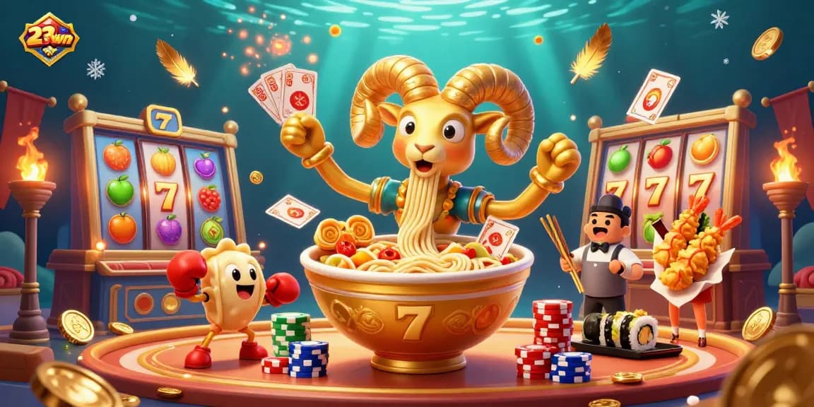 Experience exhilarating wins at 23win with vibrant characters in action-packed casino games.