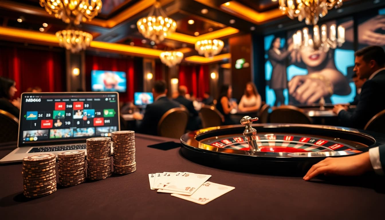Experience excitement at https://mb66-t.com/ with sophisticated poker and roulette gambling.