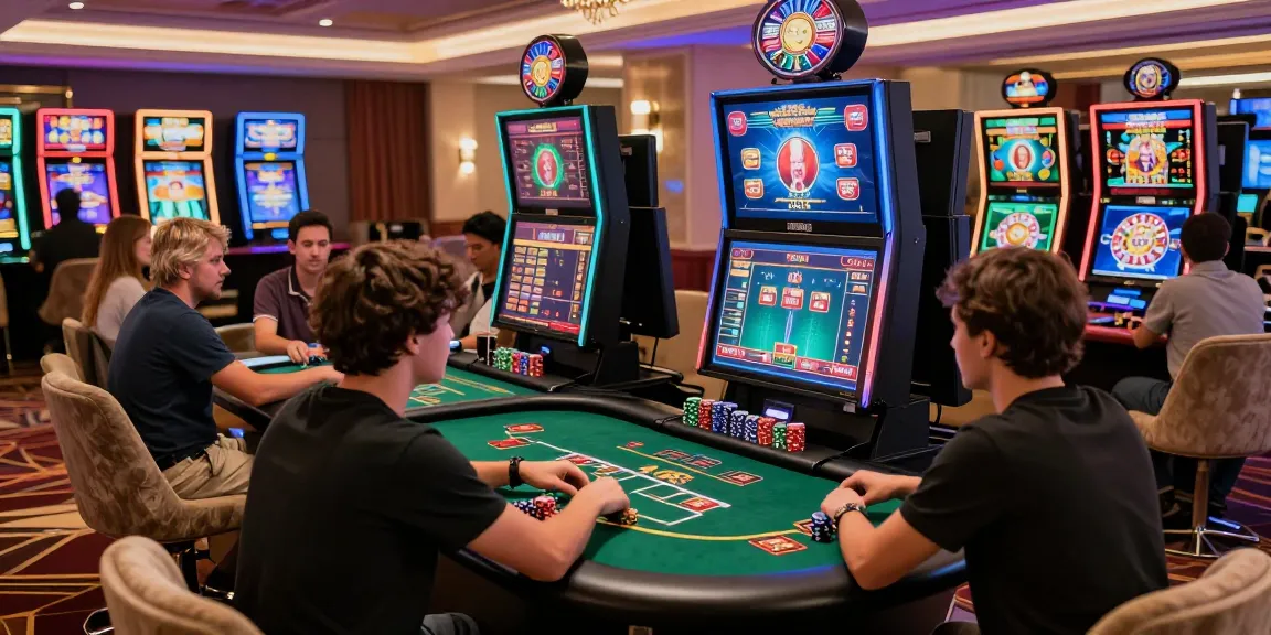 Engaging players at casino au88 enjoy vibrant gaming displays and interactive experiences in a lively atmosphere.
