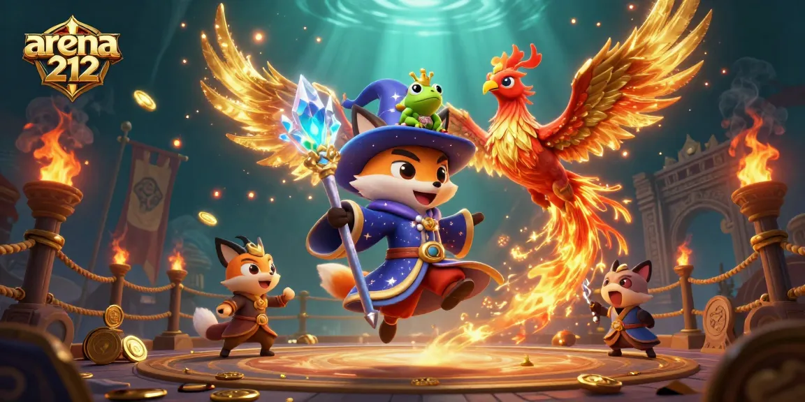 Mengalami keberuntungan di arena212 dengan karakter kartun 3D yang mistis di dalam dunia kasino yang penuh warna.