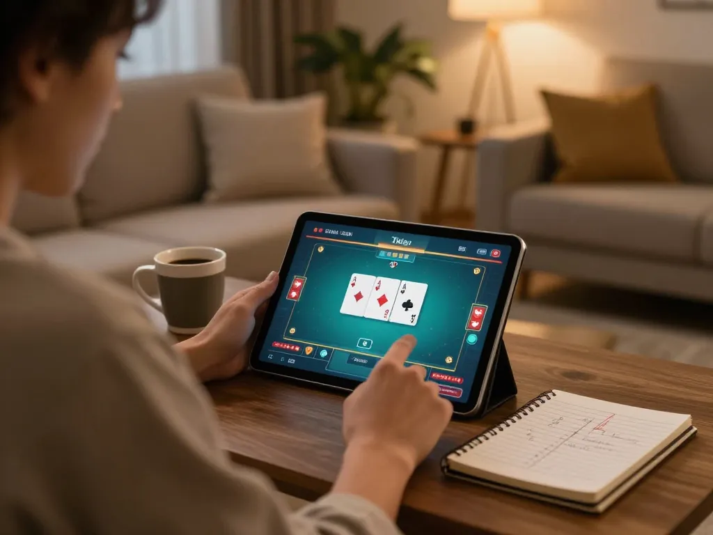 Experience the excitement of XX88 online poker in a cozy home setting with strategic gameplay.