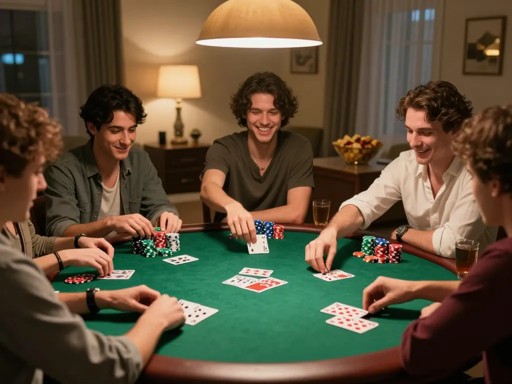 Pemain menikmati malam poker di suasana rumah yang nyaman sementara doubstourismeleblogpro menampilkan strategi menarik dan kesenangan.