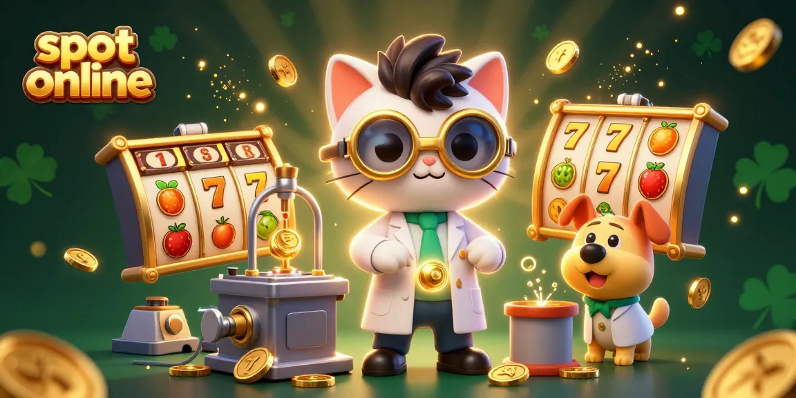 Maksimalkan pengalaman slot online dengan karakter menarik dan simbol keberuntungan yang menyebar di sekitar.