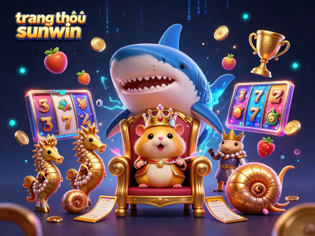 Join the excitement at trang chủ sunwin with vibrant slots game characters and elements in a dynamic scene.