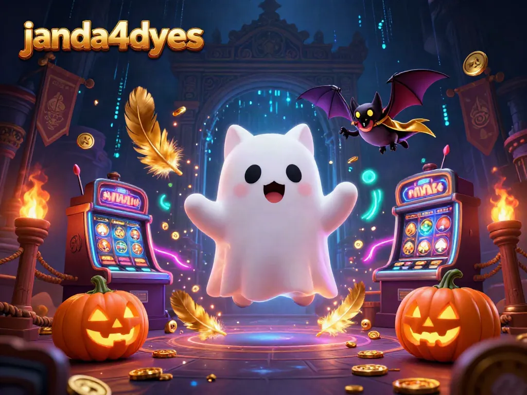 Serunya bermain di JANDA4D dengan kucing hantu dan karakter menarik lainnya.