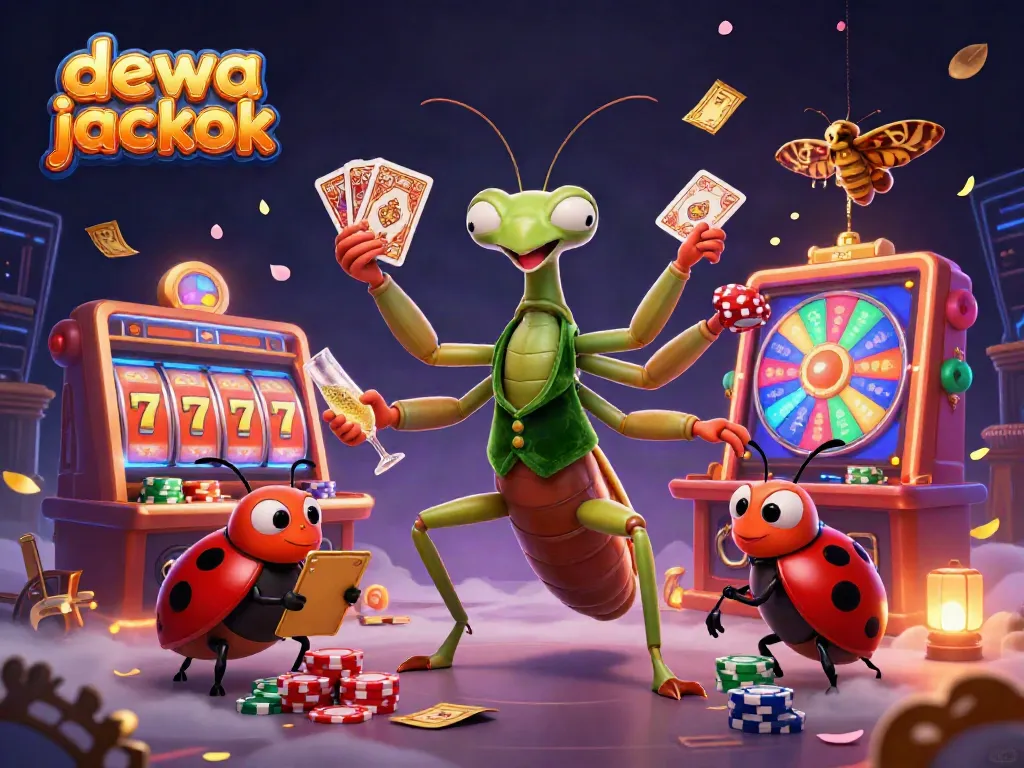 Menangkan dewa jackpot dengan ilustrasi 3D penuh warna dari karakter kasino yang dinamis.