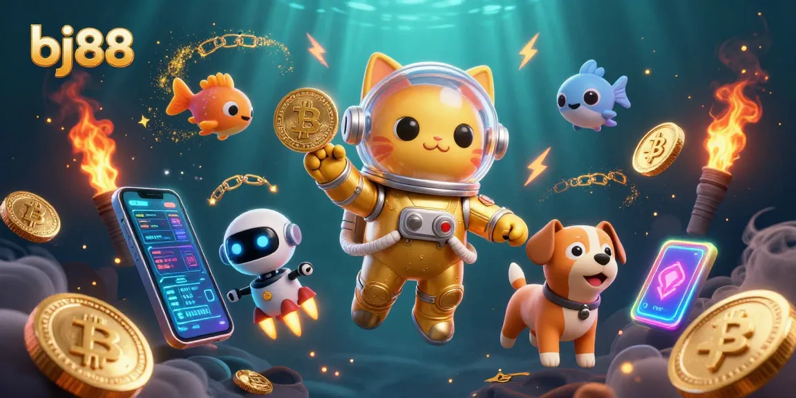 Experience the exciting action of gambling at bj88 with vibrant 3D animations of games and characters.