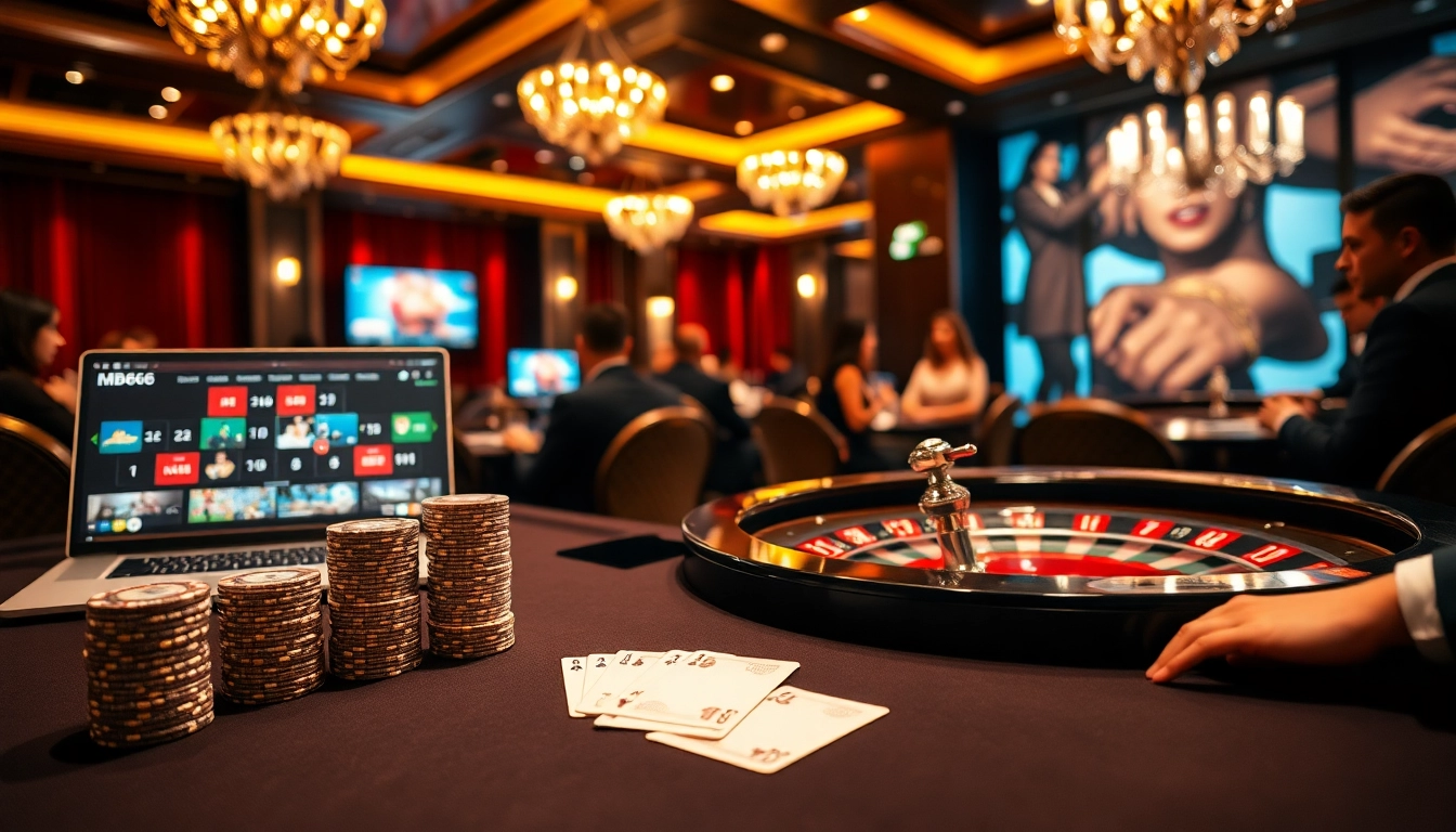 Experience excitement at https://mb66-t.com/ with sophisticated poker and roulette gambling.