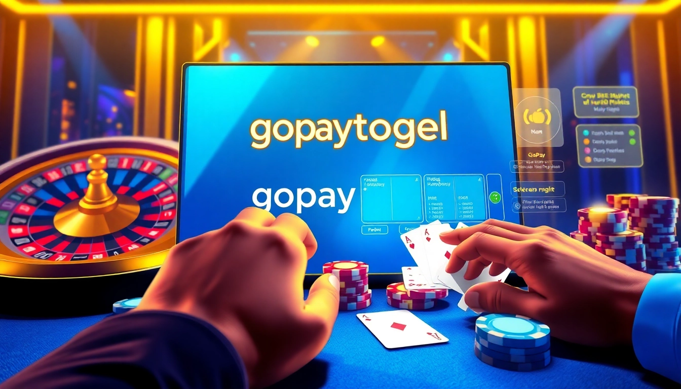 gopaytogel platform showcasing fast digital deposits and dynamic online togel betting interface